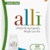 alli Diet Weight Loss Supplement Pills, Orlistat 60mg Capsules Starter Pack, Non prescription weight loss aid, 60 count(Pack of 1)