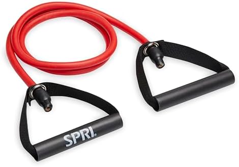 SPRI Xertube Resistance Bands with Handles – All Exercise Cords Sold Separately with Home Gym Workout Fitness Door Anchor Attachment Option
